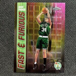 2001-02 Topps Chrome Fast & Furious Paul Pierce #FF10 HOF